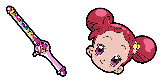 Ojamajo Doremi Harukaze & Magic Wand Animated Cursor