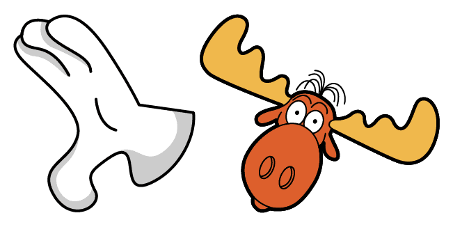Rocky and Bullwinkle Bullwinkle Cursor