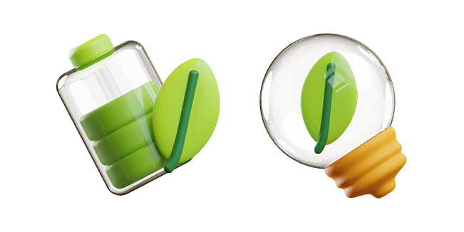 Green Electricity 3D Cursor