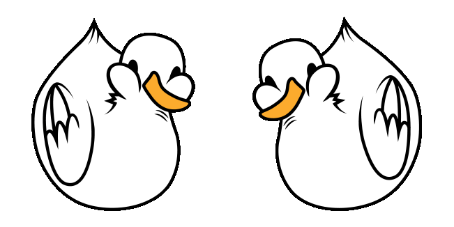 Chikn Nuggit Angelic Duck Animated Cursor