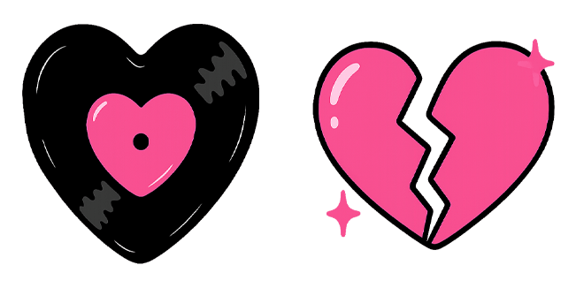 Aesthetic Pop Vinyl Love Cursor