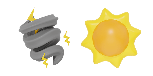 Tornado & Sun 3D Cursor