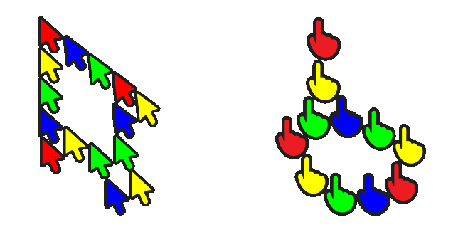 Colorful Multi Animated Cursor