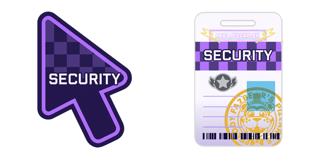 FNaF Security Breach Badge Cursor