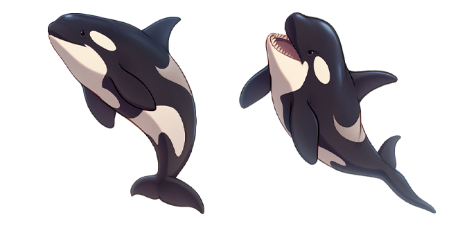 Adorable Orca Cursor