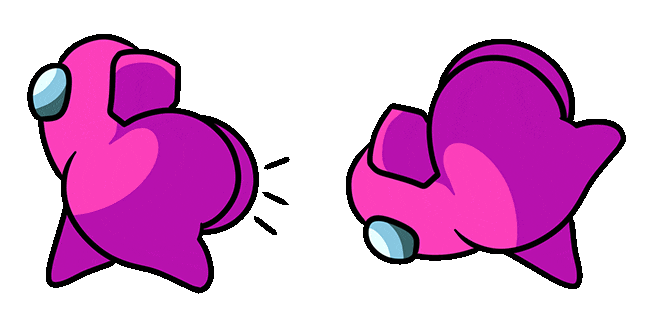 Among Us Booty Bop Imposter Animated Cursor