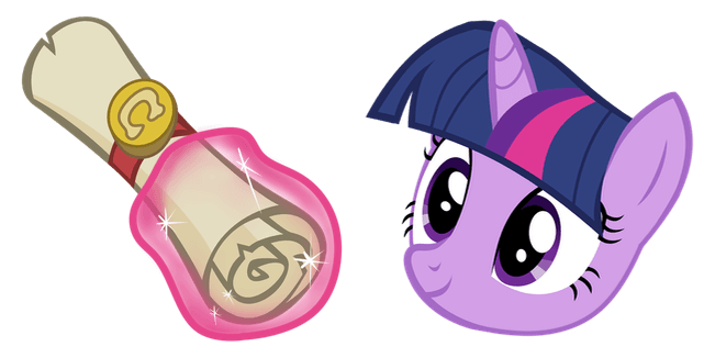 MLP Twilight Sparkle & Scroll Cursor