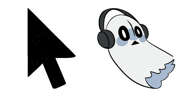 Undertale Napstablook Cursor