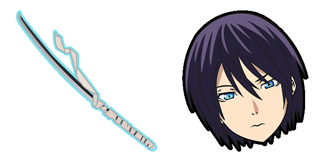 Noragami Yato & Sekki Sword Animated Cursor