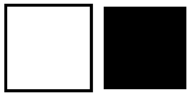 Black & White Squares Cursor