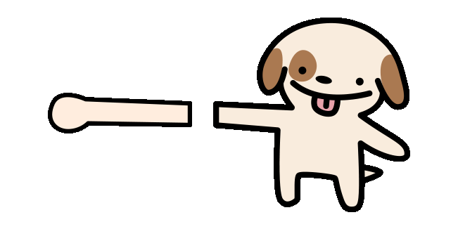 Cute Puppy Waving Animated Cursor