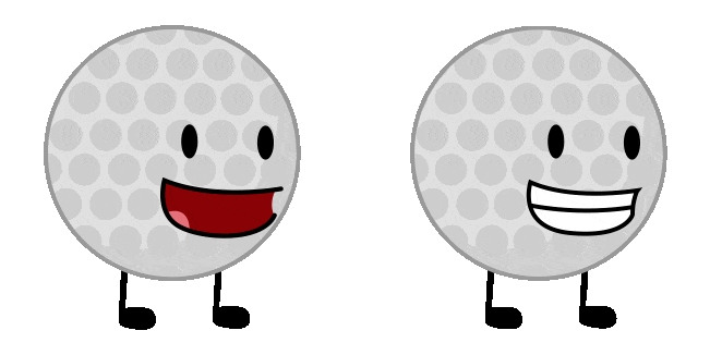 Battle for Dream Island Golf Ball Animated Cursor