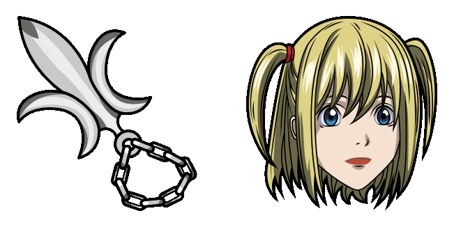 Death Note Misa Amane & Necklace Animated Cursor