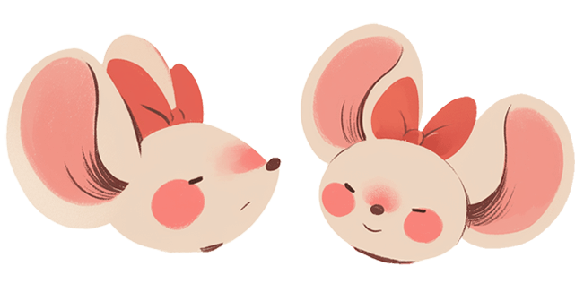 Kawaii Mouse Head Cursor