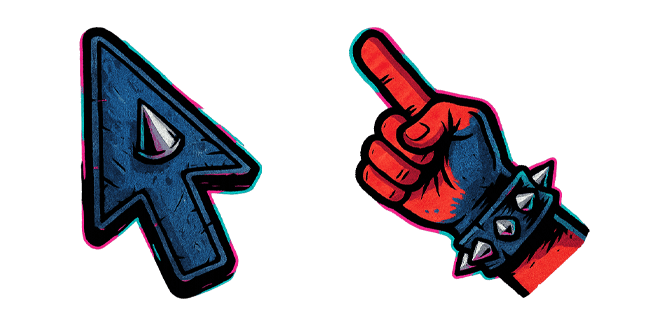 Marvel Spider-Punk Arrow & Hand Cursor