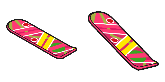 Back to the Future Hoverboard Animated Cursor