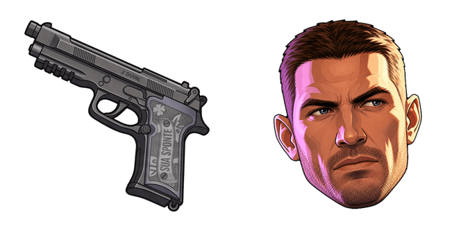 GTA 6 Jason Duval & Pistol Cursor