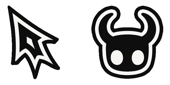 Hollow Knight Black Arrow Cursor