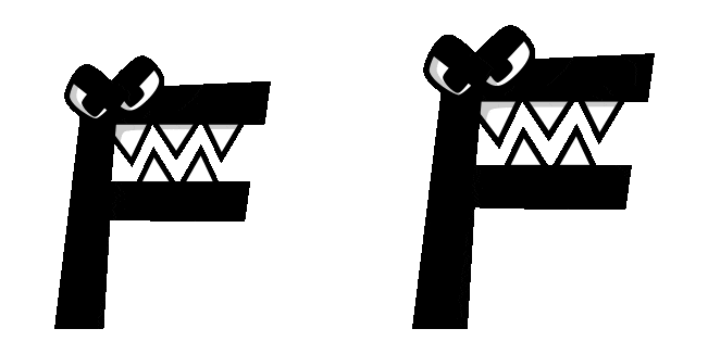 Alphabet Lore F Animated Cursor