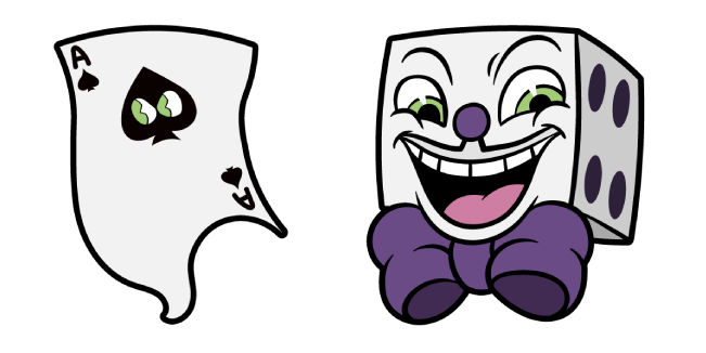 Cuphead King Dice & Spades Card Cursor
