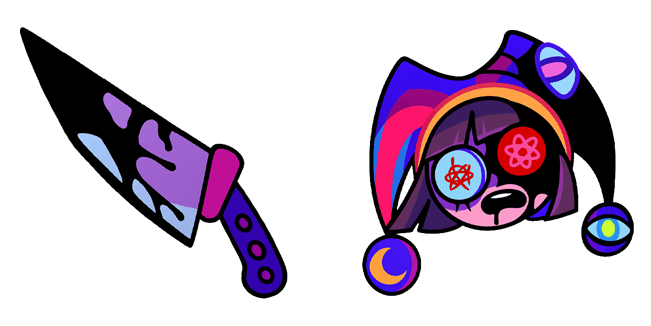 The Amazing Digital Circus Half-Abstracted Pomni Cursor