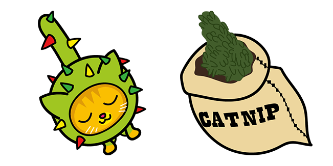 Tokidoki Cactus Kitties Snoop Kitty Cursor