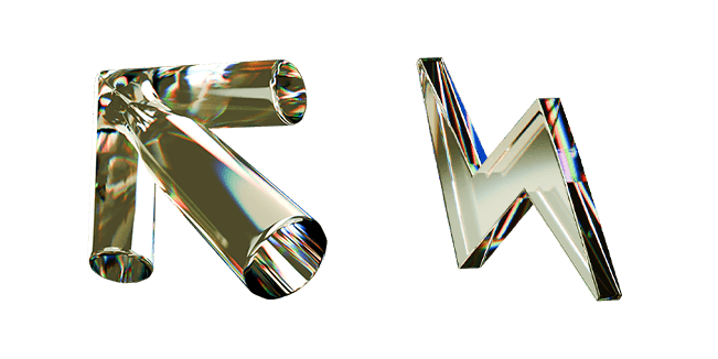Stunning Glass Arrow & Lightning 3D Cursor