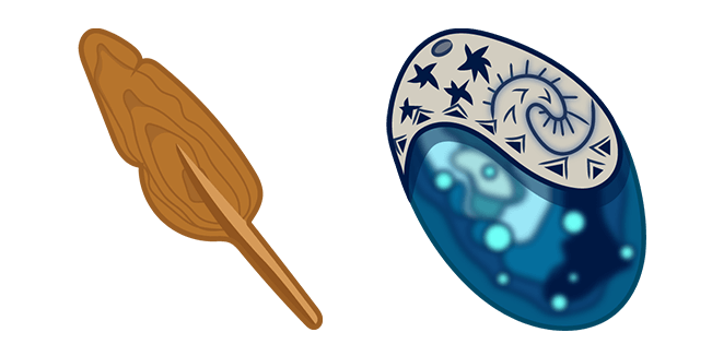 Moana Paddle & Necklace Cursor