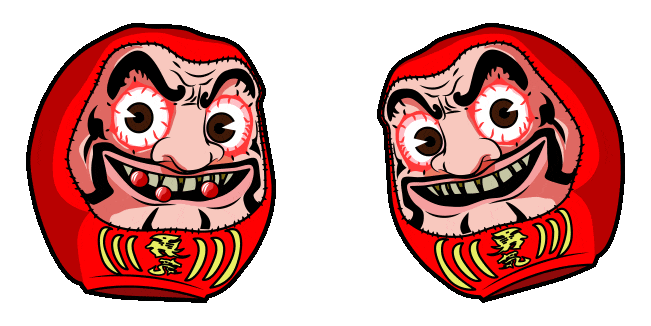 Daruma ga Koronda Animated Cursor