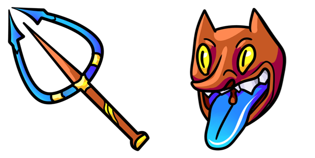 Halloween Devil & Pitchfork Cursor
