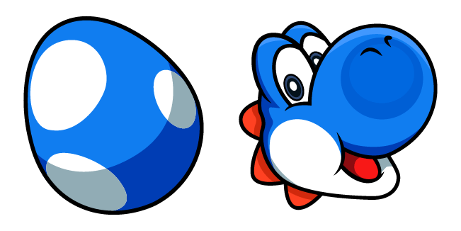 Super Mario Baby Yoshi & Egg Cursor