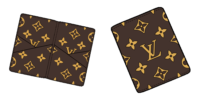 Louis Vuitton Wallet Monogram Animated Cursor