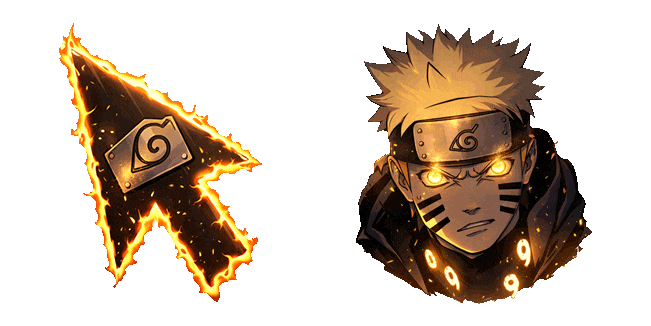 Naruto Nine-Tails Chakra Mode Animated Cursor