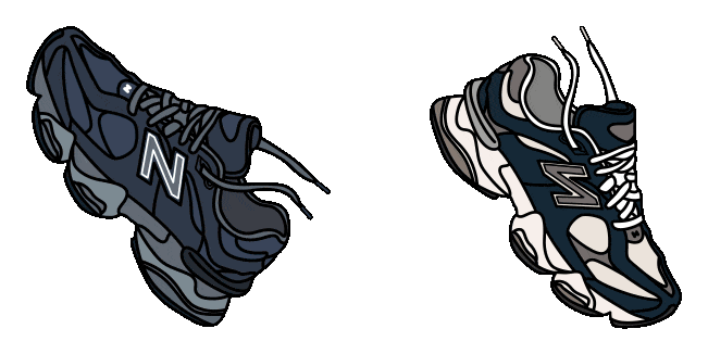 New Balance 9060 Colorway Animated Cursor