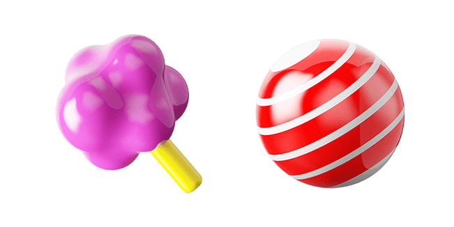 Cotton Candy & Mint Candy 3D Cursor