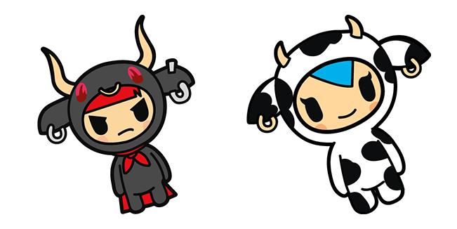 Tokidoki Moofia Bulletto & Mozzarella Cursor