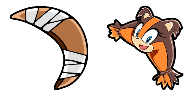 Sonic Sticks the Badger & Boomerang Cursor