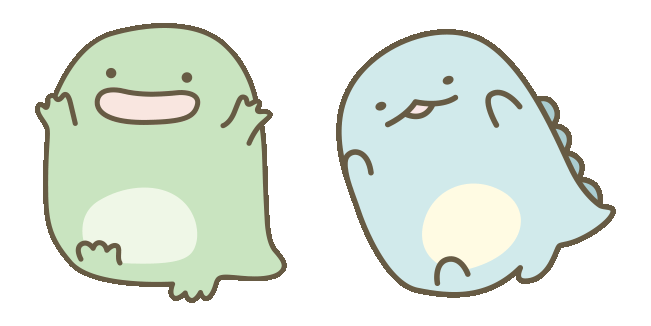 San-X Sumikko Gurashi Tokage & Real Tokage Animated Cursor