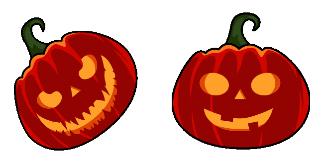Halloween Smiling Jack-O-Lantern Animated Cursor
