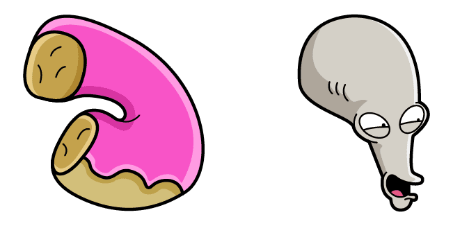 American Dad Roger & Donut Cursor