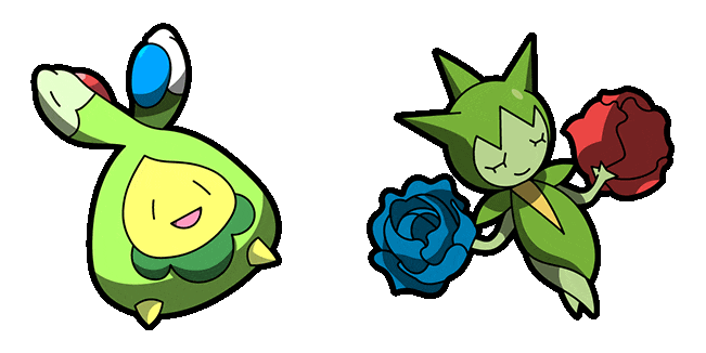 Pokemon Budew & Roselia Animated Cursor
