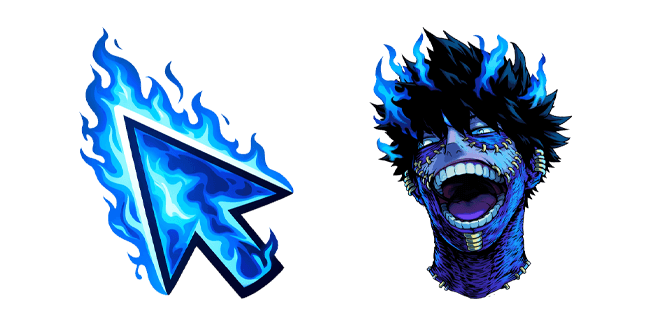 My Hero Academia Dabi & Blue Flame Arrow Cursor