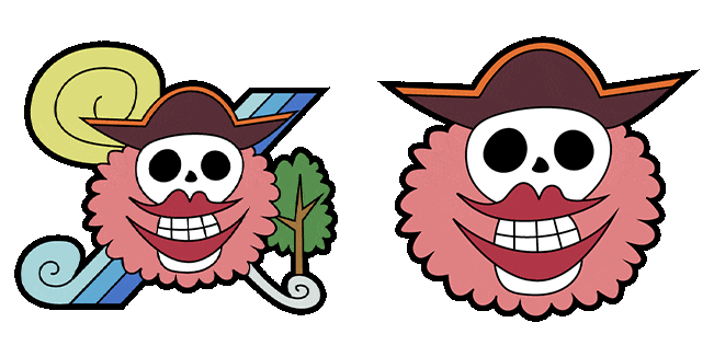 One Piece Big Mom Pirates Jolly Roger Animated Cursor