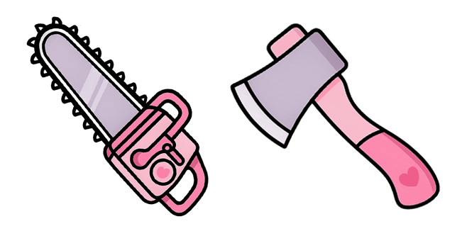 Pinky Chainsaw & Axe Cursor