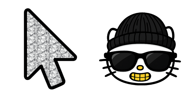 Hello Kitty Bad Boy Style Cursor