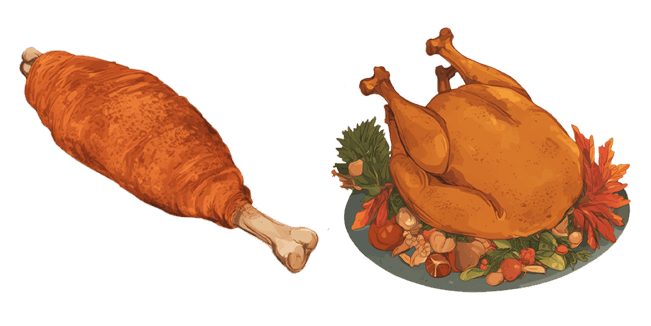 Thanksgiving Turkey Cursor