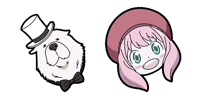 Spy x Family Bond & Anya Animated Cursor