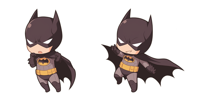 Chibi Batman Superhero Cursor
