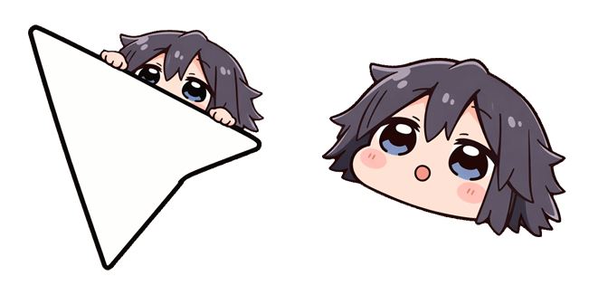 KNY Giyu Tomioka Chibi Arrow Cursor