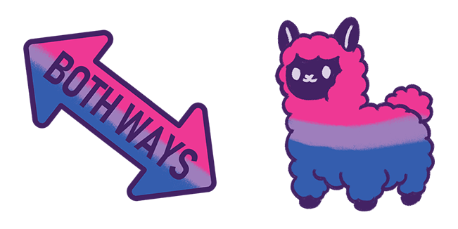 LGBTQIA+ Bisexual Arrow & Sheep Cursor